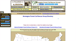 Desktop Screenshot of norwegianforestcat.rescueshelter.com