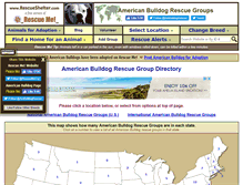 Tablet Screenshot of americanbulldog.rescueshelter.com