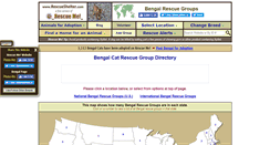 Desktop Screenshot of bengal.rescueshelter.com