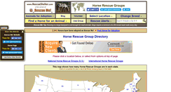 Desktop Screenshot of horse.rescueshelter.com