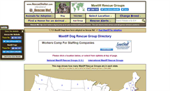 Desktop Screenshot of mastiff.rescueshelter.com
