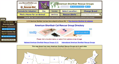 Desktop Screenshot of americanshorthair.rescueshelter.com