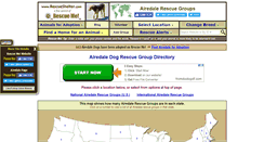 Desktop Screenshot of airedale.rescueshelter.com