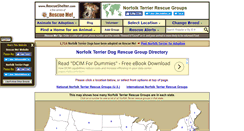 Desktop Screenshot of norfolkterrier.rescueshelter.com