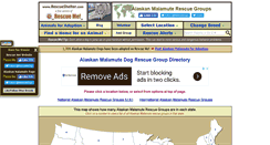 Desktop Screenshot of alaskanmalamute.rescueshelter.com