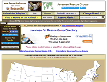 Tablet Screenshot of javanese.rescueshelter.com