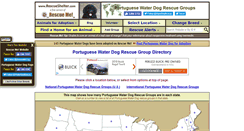 Desktop Screenshot of portuguesewaterdog.rescueshelter.com