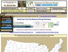 Tablet Screenshot of americancurl.rescueshelter.com