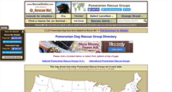 Desktop Screenshot of pomeranian.rescueshelter.com