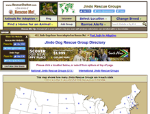 Tablet Screenshot of jindo.rescueshelter.com