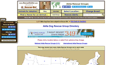 Desktop Screenshot of akita.rescueshelter.com
