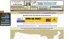Desktop Screenshot of beardedcollie.rescueshelter.com