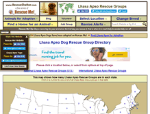 Tablet Screenshot of lhasaapso.rescueshelter.com