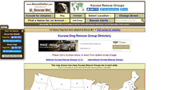 Desktop Screenshot of kuvasz.rescueshelter.com