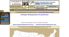 Desktop Screenshot of oldenglishsheepdog.rescueshelter.com