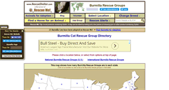 Desktop Screenshot of burmilla.rescueshelter.com