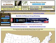 Tablet Screenshot of burmilla.rescueshelter.com