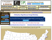 Tablet Screenshot of chihuahua.rescueshelter.com