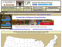 Tablet Screenshot of cornishrex.rescueshelter.com