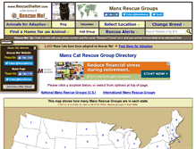 Tablet Screenshot of manx.rescueshelter.com