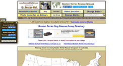 Desktop Screenshot of bostonterrier.rescueshelter.com