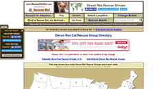 Desktop Screenshot of devonrex.rescueshelter.com