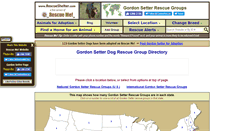 Desktop Screenshot of gordonsetter.rescueshelter.com