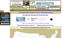 Desktop Screenshot of bloodhound.rescueshelter.com