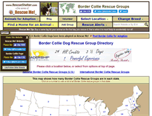 Tablet Screenshot of bordercollie.rescueshelter.com