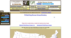 Desktop Screenshot of pitbull.rescueshelter.com