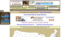 Desktop Screenshot of farmanimal.rescueshelter.com