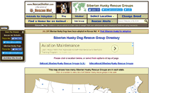 Desktop Screenshot of husky.rescueshelter.com