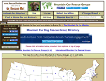 Tablet Screenshot of mountaincur.rescueshelter.com